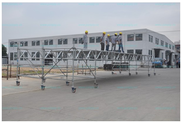 匯聚天下優(yōu)點：這樣的【移動腳手架】世上！